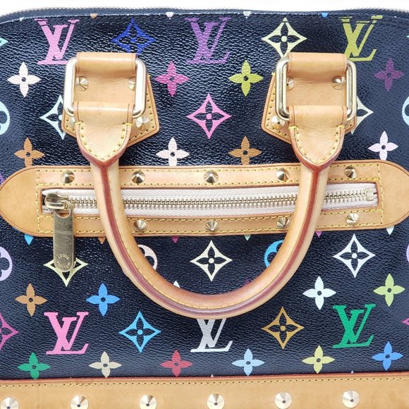 100% Authentic Louis Vuitton Monogram Multicolor Alma PM Hand Bag - Picture 7 of 15
